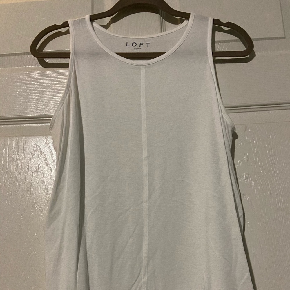 White Loft Tank Top